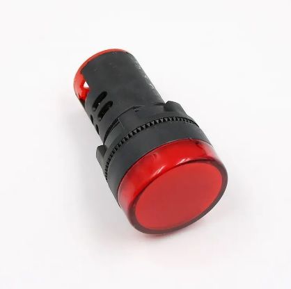 AC220V 22mm AD16-22DS LED Signal Lamp Red